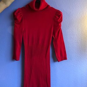 Red Bebe dress size small